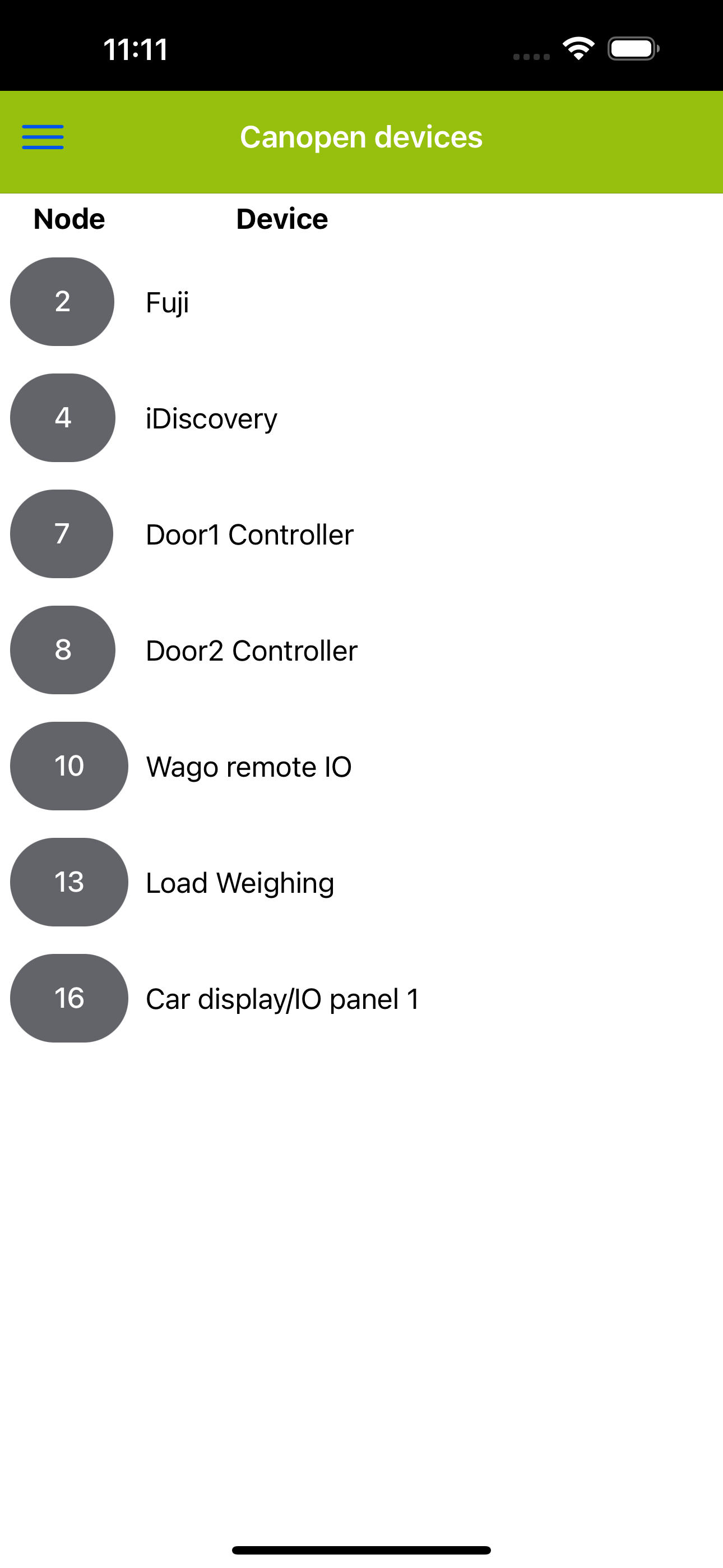 Convator iOS app screenshot 2